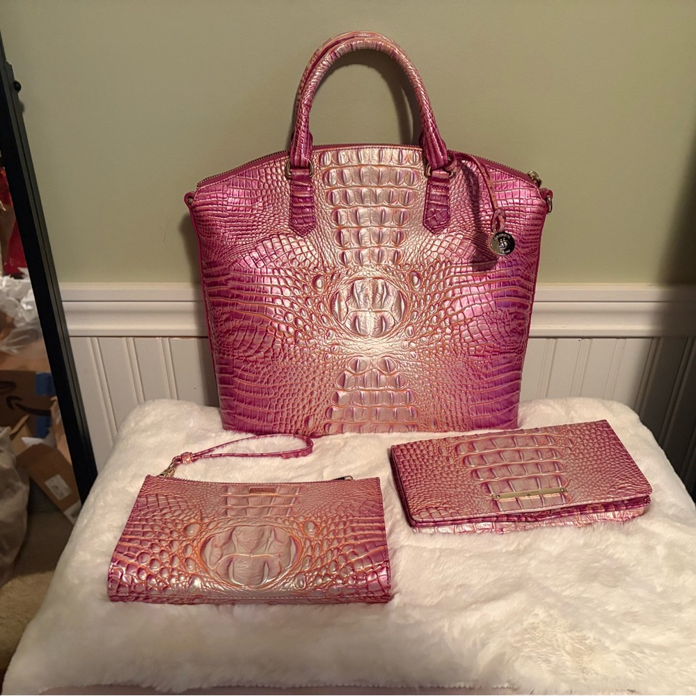Brahmin Peony Ombre Large Dux, Ady and Daisy